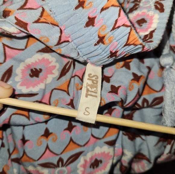 Spell And The Gypsy Pandora Long Skirt In Aquarium Blue SIZE SMALL - Picture 8 of 15